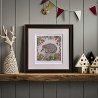 Image 3 of HEDGEHOG SIGNED ART PRINT