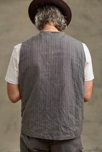 Image 6 of Clayton Gilet - Grey Stripe 