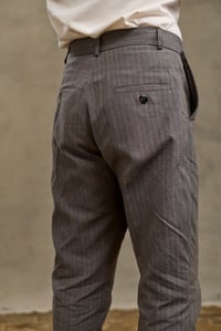 Image 7 of Peaky Blinder Trouser - Grey Stripe 