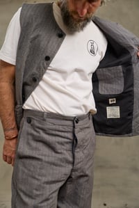 Image 6 of Peaky Blinder Trouser - Grey Stripe 