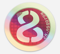 Pre-Order Splatoon 2 Octoexpansion 8-ball Sticker White Version