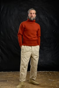 Image 2 of SUBMARNIER ROLLNECK Sweater - Quemada Red 