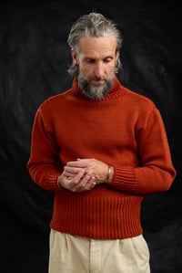 Image 4 of SUBMARNIER ROLLNECK Sweater - Quemada Red 