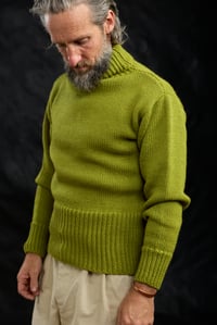 Image 3 of SUBMARNIER ROLLNECK Sweater - Pea Pod Green *M available