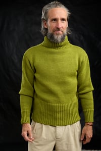 Image 5 of SUBMARNIER ROLLNECK Sweater - Pea Pod Green *M available