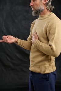 Image 4 of SUBMARNIER Classic Crewneck Sweater - Natural