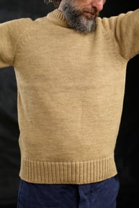 Image 8 of SUBMARNIER Classic Crewneck Sweater - Natural