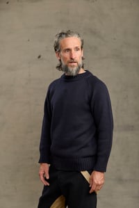 Image 2 of SUBMARNIER Classic Crewneck Sweater - Navy