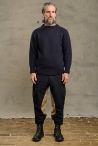Image 1 of SUBMARNIER Classic Crewneck Sweater - Navy