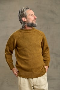 Image 1 of SUBMARNIER Classic Crewneck Sweater - Tan *L available