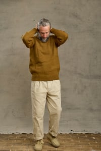 Image 3 of SUBMARNIER Classic Crewneck Sweater - Tan *L available