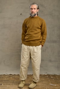 Image 2 of SUBMARNIER Classic Crewneck Sweater - Tan *L available