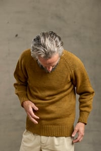 Image 9 of SUBMARNIER Classic Crewneck Sweater - Tan *L available