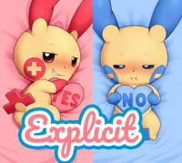 Image 1 of Plusle & Minun Mini Pillowcase