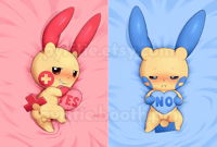 Image 2 of Plusle & Minun Mini Pillowcase