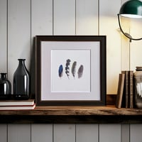 Image 1 of  FEATHER ART PRINT