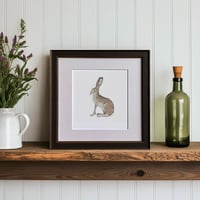 Image 3 of HARE ART PRINT