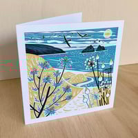 Image 1 of Holywell Sea Holly Greeting Card