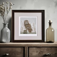 Image 1 of TAWNY OWL SIGNED ART PRINT