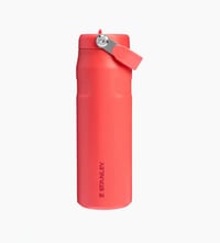 Image 4 of STANLEY™️ THE ICEFLOW™ BOTTLE WITH FLIP STRAW LID “Hot Coral” | 16 OZ, 24 OZ