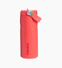 Image 1 of STANLEY™️ THE ICEFLOW™ BOTTLE WITH FLIP STRAW LID “Hot Coral” | 16 OZ, 24 OZ