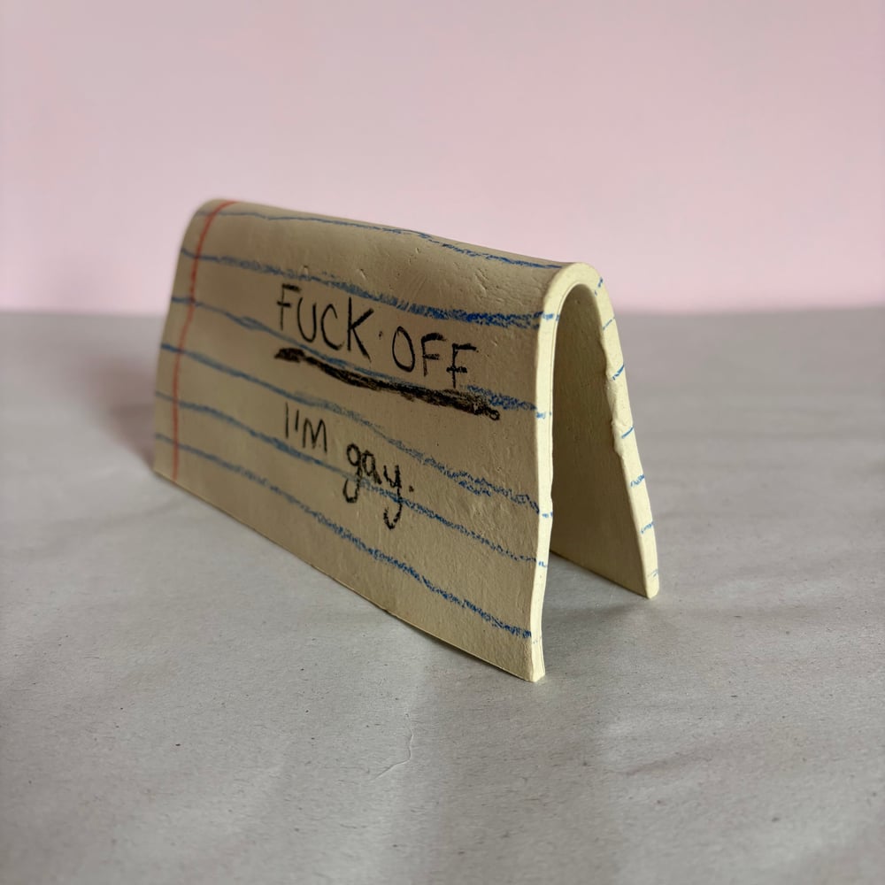 Image of F*#k Off I’m Gay folded