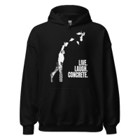 Live Laugh Concrete Heavyweight Hoddie