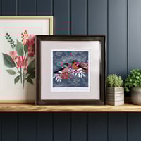 Image 3 of BULLFINCH ART PRINT