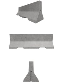 Image 1 of BBCO JERSEY BARRIER (2 free cinder blocks)