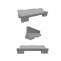 Image 2 of BBCO JERSEY BARRIER (2 free cinder blocks)