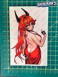 Image 2 of NIKKE Red Hood Dress 6" Vinyl Sticker