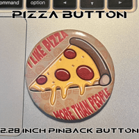 Image 2 of LT's Snack Buttons, 2.28" Pinback Buttons