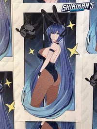 Image 1 of Azur Lane New Jersey Bunny 6" Vinyl Sticker