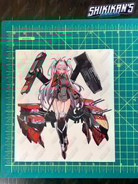 Image 2 of Azur Lane Prinz Eugen 8" Vinyl Sticker
