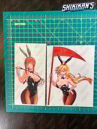 Image 1 of CSM Makima Bunny 7"/ Power Bunny 7" Vinyl Sticker