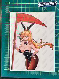 Image 5 of CSM Makima Bunny 7"/ Power Bunny 7" Vinyl Sticker