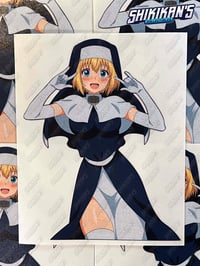 Image 6 of Fire Force Maki 7"/ Tamaki 6" / Iris 6"  Vinyl Sticker
