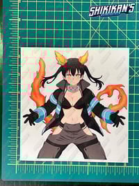 Image 5 of Fire Force Maki 7"/ Tamaki 6" / Iris 6"  Vinyl Sticker