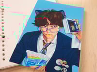 Image 2 of Xiumin "WHEE!" Art Print 5x7"