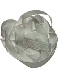 Image 8 of 1PC. WHITE   42" Hand Dyed Finished Edge Silk Wrist Wrap Bracelet/Jewelry/Craft Ribbon