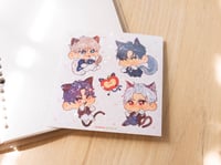 Image 2 of LADS Cat Caretaker Holo Sticker Sheet