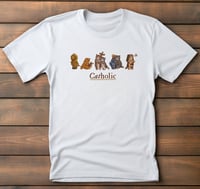 Image 1 of Cat-holic t-shirt