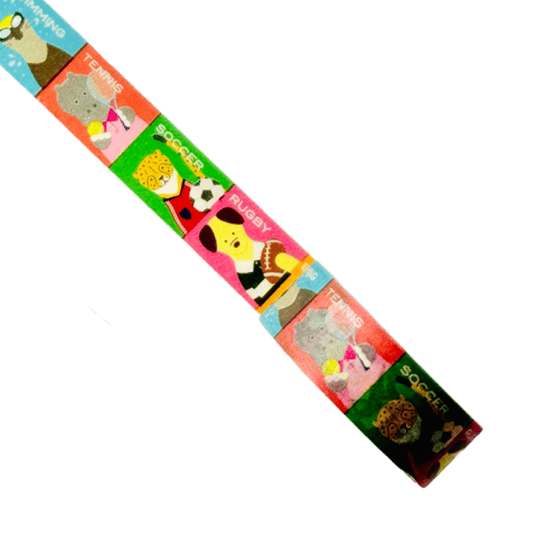 Image of MT Washi Tape - Animal Sports