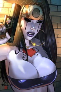 Image of Sad Girl Psycho Baby #8 Original 1/1 Cover Art