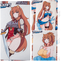 Image 1 of Raphtalia 6" Lewd Armor / Swimsuit / Hot Spring Vinyl Sticker