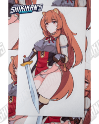 Image 2 of Raphtalia 6" Lewd Armor / Swimsuit / Hot Spring Vinyl Sticker