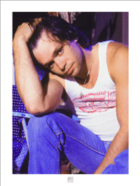 JOHN MELLENCAMP ON SET