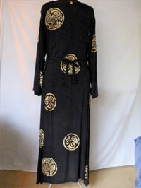 Image 4 of Rare vintage rayon dress with triskelion design