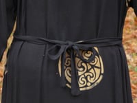 Image 5 of Rare vintage rayon dress with triskelion design
