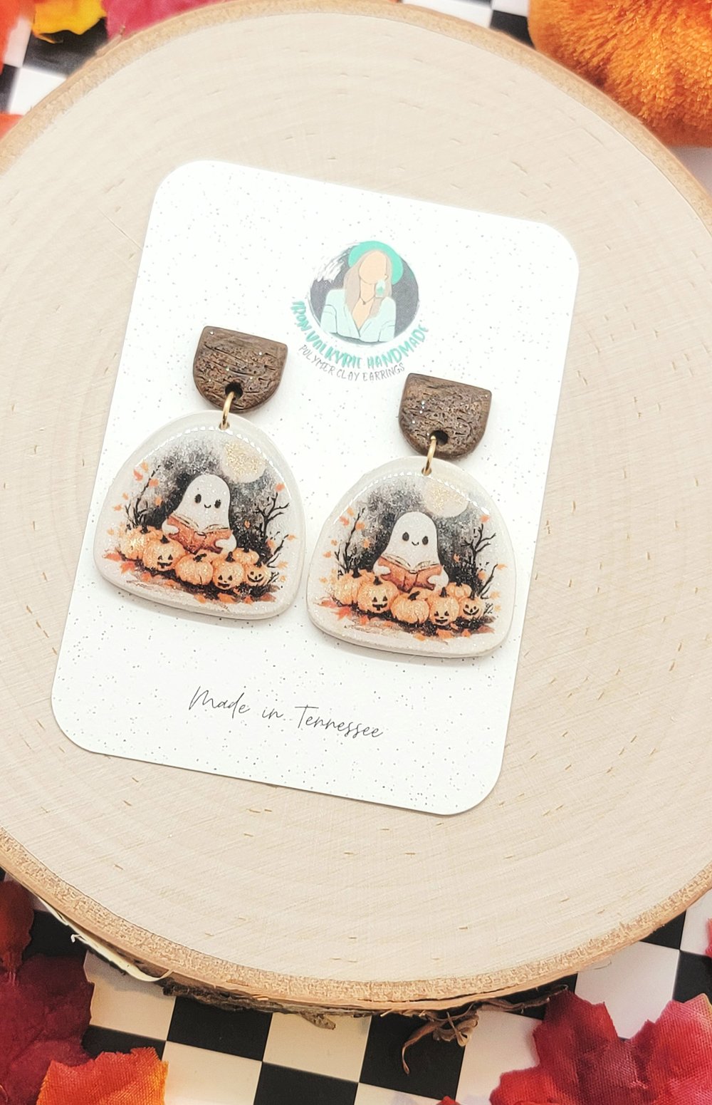 Image of Spooky Cute Ghost Dangles